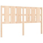 vidaXL Cadre de lit sans matelas 160x200 cm bois massif de pin