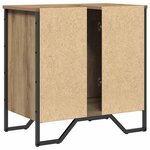 vidaXL Cabinet de Lavabo avec stockage Chêne artisanal 60 x 35 x 60 cm
