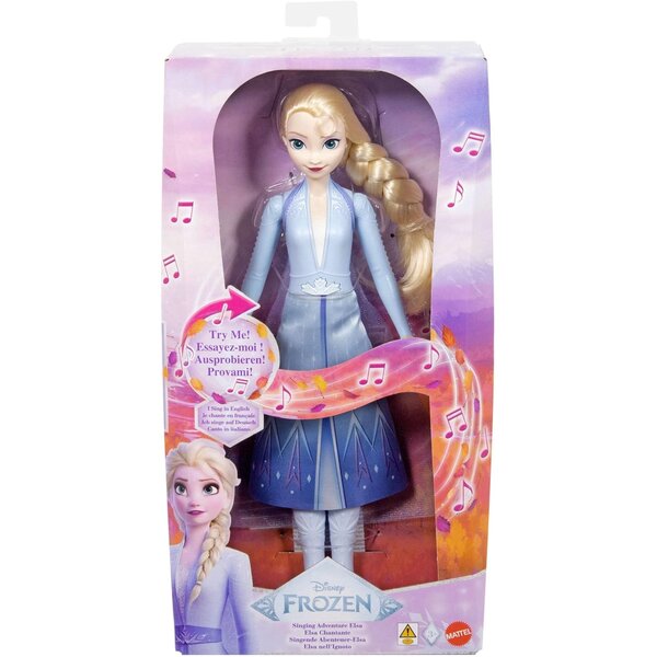 Mattel JDL60 - Disney - Poupée Elsa Chantante - La reine des neiges