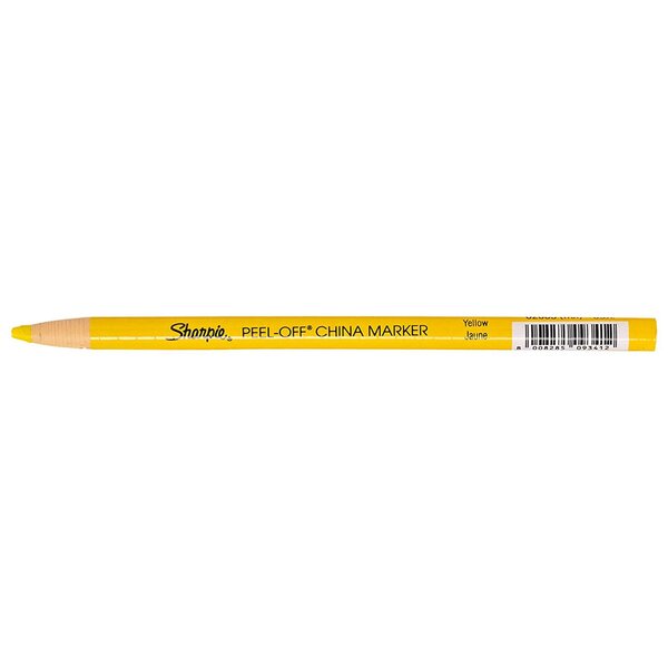 China marker marqueur polyvalent pointe fine 2 mm jaune sharpie