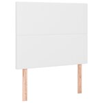 vidaXL Cadre de lit avec tête de lit Blanc 120x200 cm Similicuir