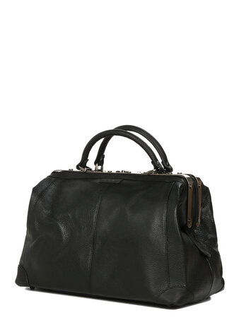 Sac de voyage cabine en cuir- Authentique Vintage -KATANA - 41 CM - 83254-Noir