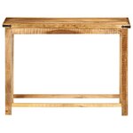 vidaXL Table console 100x30x75 cm bois de manguier solide