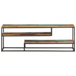 vidaXL Meuble TV 130x30x45 cm Bois de récupération massif
