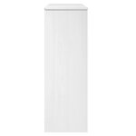 vidaXL Dessus de buffet MOLDE Blanc 90x35x100 cm Bois massif de pin