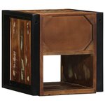 vidaXL Tables de chevet 2 Pièces multicolore 40x35x40cm bois récupération