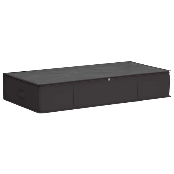 vidaXL Boîte de rangement avec fenêtre transparente Anthracite