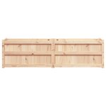 vidaXL Jardinière 180x50x50 cm bois de pin massif