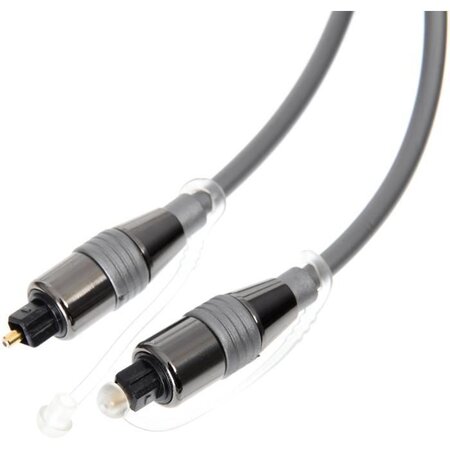 CONTINENTAL EDISON Câble Fibre optique 2.5 m EIAJ Toslink mâle/mâle