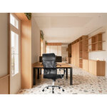 Q-Connect chaise direction - Cuir imitation - Max. supporte 130kg - Noir