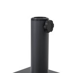 vidaXL Socles de parasol d'extérieur Gris foncé 45 x 45 x 31.5 cm