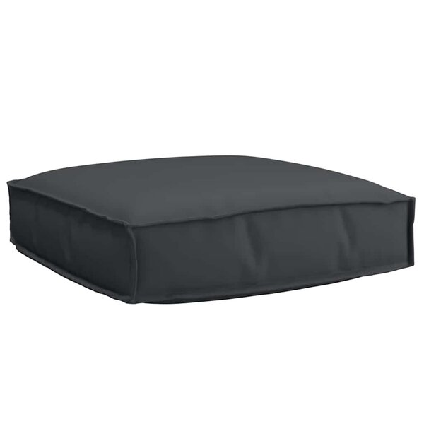 vidaXL Coussin pour assise de palette Noir 60 x 60 x 12 cm