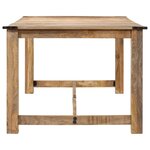 vidaXL Table à manger 200x100x75 cm bois de manguier massif