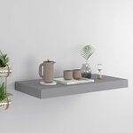 vidaXL Étagère murale flottante gris 50x23x3 8 cm MDF