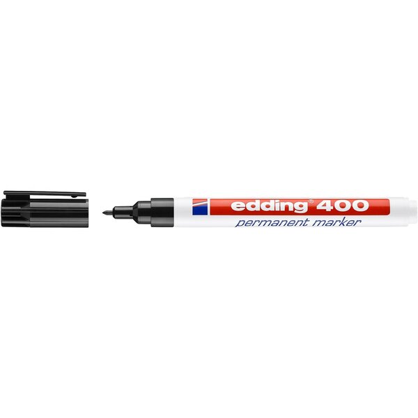 Marqueur Permanent 400 noir 1 mm x 10 EDDING