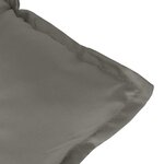 vidaXL Coussins de chaise à dossier bas lot de 6 gris foncé mélangé