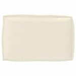vidaXL Set de coussins de palette 3 Pièces Crème 120 x 80 x 12 cm