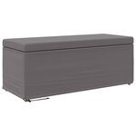 vidaXL Tabouret Gris 101 x 41 x 40 cm
