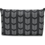 Banquette convertible tissu chevrons - Couchage 138 x 188 x 12 cm
