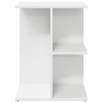 vidaXL Tables de chevet 2 Pièces blanc 46 5x29x61 cm bois d’ingénierie