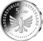 Pièce de monnaie en Cupronickel 5 Euro g 9 68 Millésime 2023 Wonderful world of insects SWALLOWTAIL