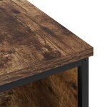 vidaXL Cabinet de chevet Chêne fumé 28.1 x 40.9 x 75 cm