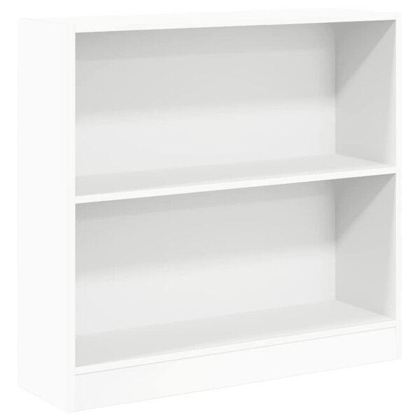 vidaXL Bibliothèque blanc 80x24x75 cm bois d'ingénierie