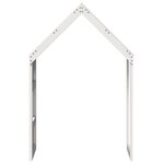 vidaXL Toit de lit pour enfants blanc 60x99x139 5cm bois de pin massif