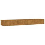 vidaXL Lit surélevé de jardin 360x80x40 cm acier corten
