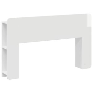 vidaXL Cabinet de Tête de Lit avec stockage Blanc Bois d'ingénierie