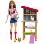 BARBIE - Coffret Métiers Fermiere - Poupée Mannequin - 3 ans et +