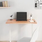 vidaXL Dessus de table marron clair 80x50x2 cm bois chêne traité