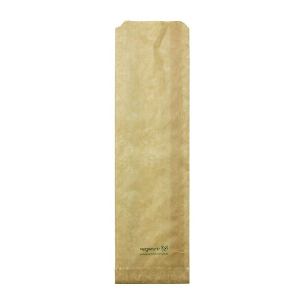 Sacs snack chaud compostables - lot de 500 - vegware -  -  356x101 mmx356mm
