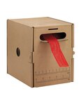 (boîte distrib) gaine de protection plastique rouge l80/130mmxl100m