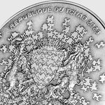 Pièce de monnaie en Argent - Cuivre 5000 Francs g 31.1 (1 oz) Ag - 139.95 (4.5 oz) Cu Millésime 2023 Puzzle Chad MARS PUZZLE