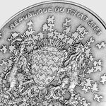 Pièce de monnaie en Argent - Cuivre 5000 Francs g 31.1 (1 oz) Ag - 139.95 (4.5 oz) Cu Millésime 2023 Puzzle Chad MARS PUZZLE