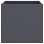 vidaXL Jardinières 2 Pièces anthracite 42x40x39 cm acier laminé à froid