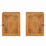 vidaXL Cabinet de salle de bain Marron clair 38 x 33.5 x 160 cm