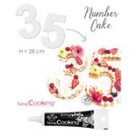 Coffret Number cake + Stylo de glaçage noir