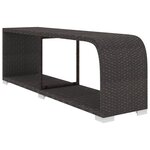 Salon de jardin meuble d'extérieur ensemble de mobilier 10 pièces avec coussins résine tressée noir 02_0015186