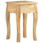 vidaXL Table de chevet 28x28x46 cm Bois de manguier massif