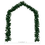Vidaxl guirlande de noël pvc 5 m