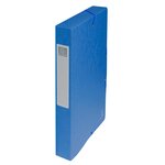 Boite De Classement Exabox Dos 40mm Carte Lustrée - A4 - Bleu - X 8 - Exacompta