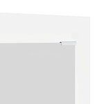 vidaXL Porte-manteau mural Blanc 96 x 1 5 x 90 cm Bois d'ingénierie