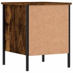 vidaXL Tables de chevet 2 Pièces chêne fumé 40x42x50 cm bois ingénierie