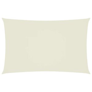 vidaXL Voile de parasol tissu oxford rectangulaire 5x8 m crème