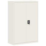 vidaXL Classeur blanc 90x40x180 cm acier