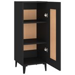 vidaXL Buffet Noir 34 5x34x90 cm Bois d'ingénierie