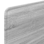 vidaXL Tête de lit Gris Sonoma 75 cm Bois d'ingénierie