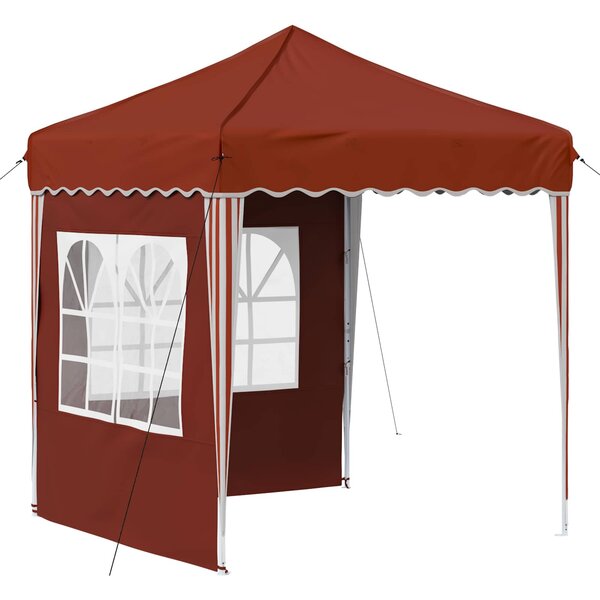 vidaXL Tente de fête pop-up 195 x 195 x 245 cm Terre cuite